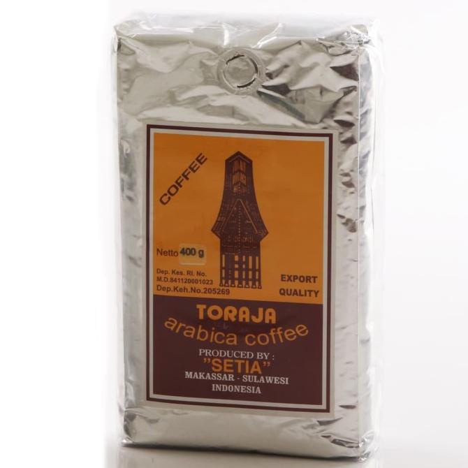 

Kopi Toraja Arabika Blend 400 Gram (Kopi Bubuk Halus)