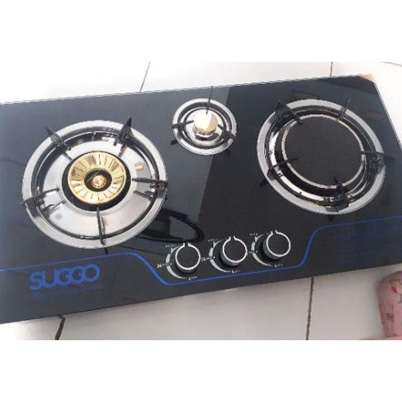 Kompor gas tanam suggo 3 tungku infrared