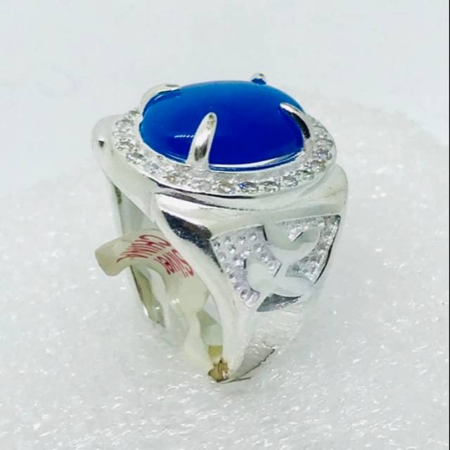Cincin pria //cincin batu mata kucing //cincin silver cina //cincin akik //cincin