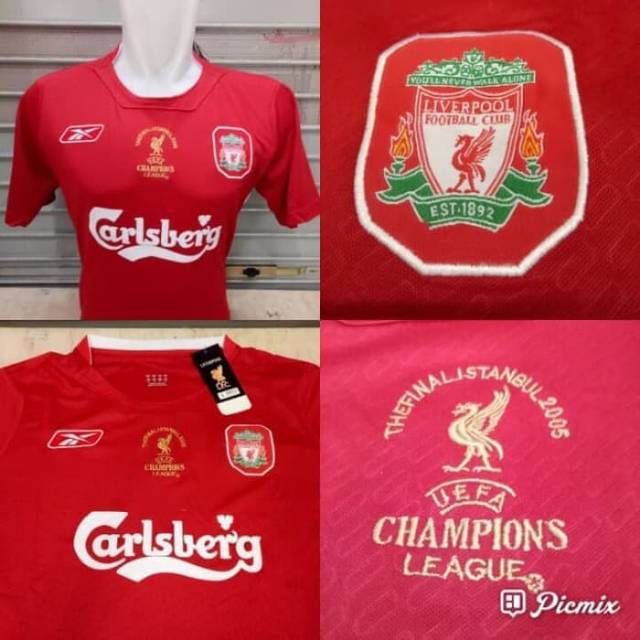 Jersey Liverpool Final 2005 Istanbul HQ go