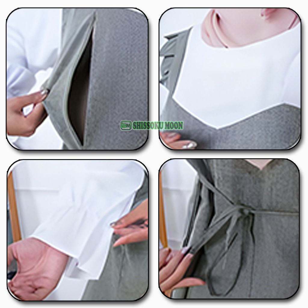 Baju Atasan Hamil Menyusui Lengan Panjang Model Kekinian Bahan Katun Linen - Angel