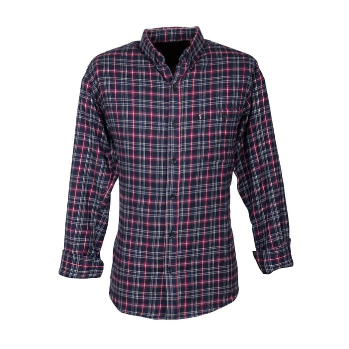 BROODIS FLANEL KEMEJA PRIA MOTIF TERBARU BEST SELLER STORE - Putih