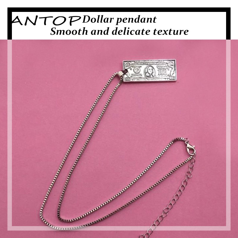 Kalung Rantai Bahan Alloy Gaya Hip Hop