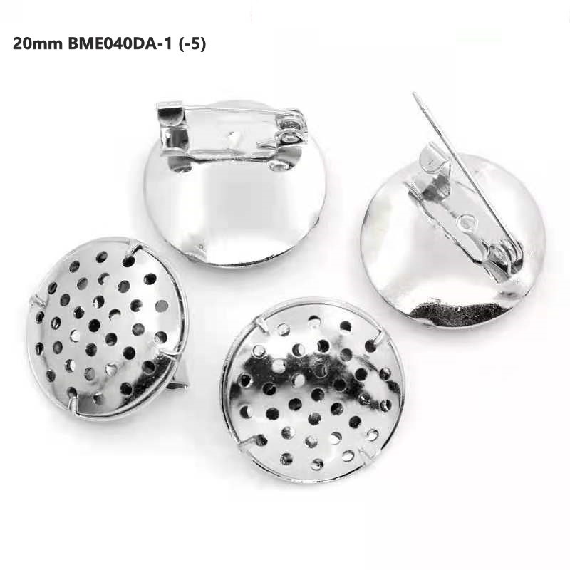 Doreen Beads/Pin Bros Bulat Diameter 20mm Harga/1-12pc