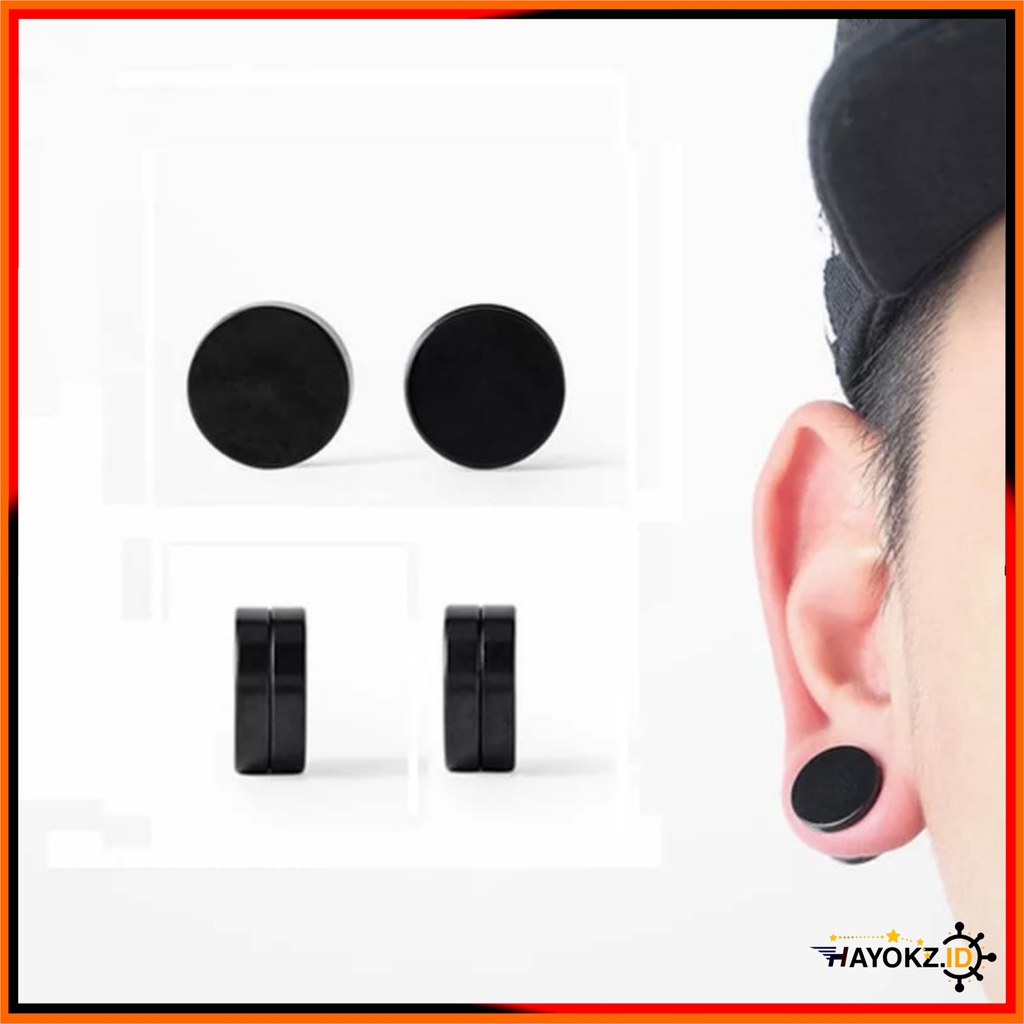 Anting Magnet Tanpa Lubang Tindik Pria Wanita