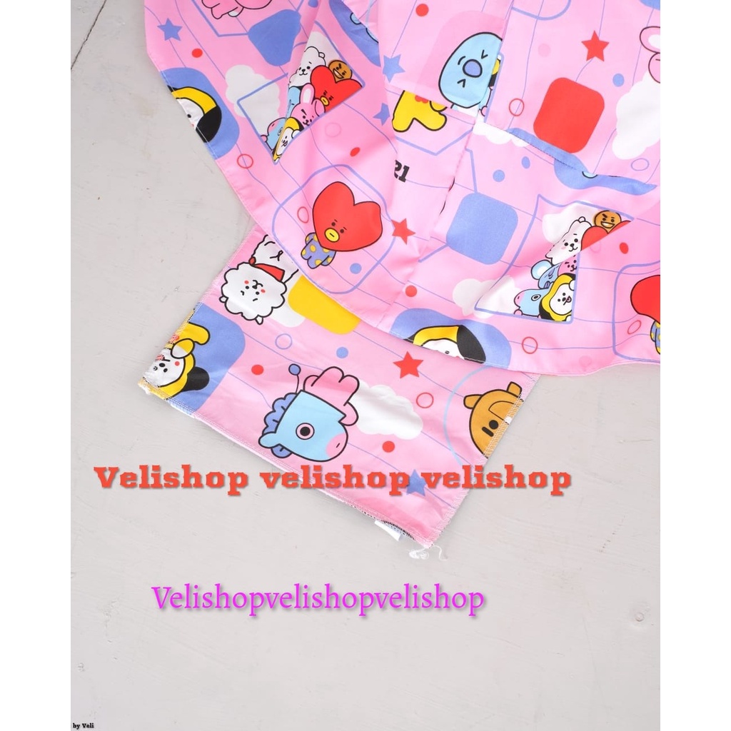 MUKENA BTS + SAJADAHTELEKUNG ANAK FASHION TRENDY PERLENGKAPAN SHALAT BAJU MUSLIM FASHION ANAK MUSLIM