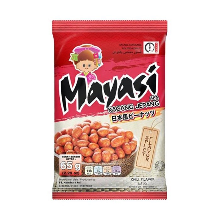 

Mayasi Kacang Jepang Pedas 65gr