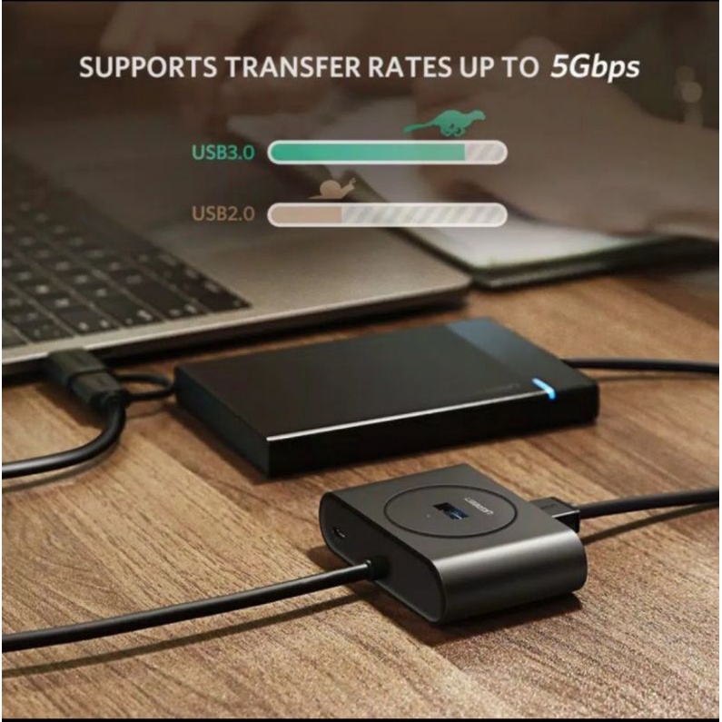 Ugreen Usb Hub 3.0 4 Ports - Ugreen Usb 3.0 Hub Splitter 4 Port Fast Transfer