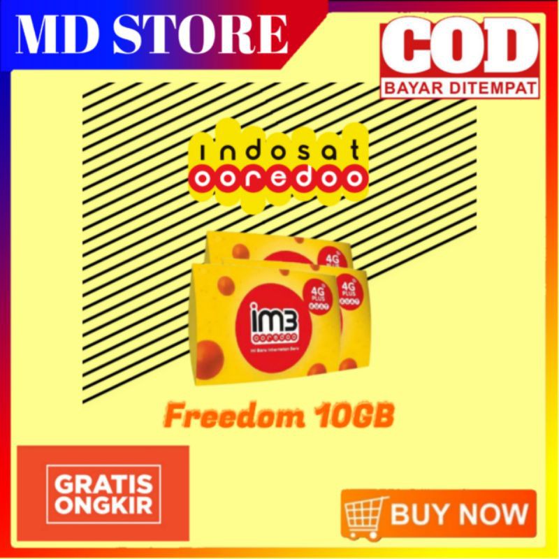Kartu Perdana IM3 10GB Freedom
