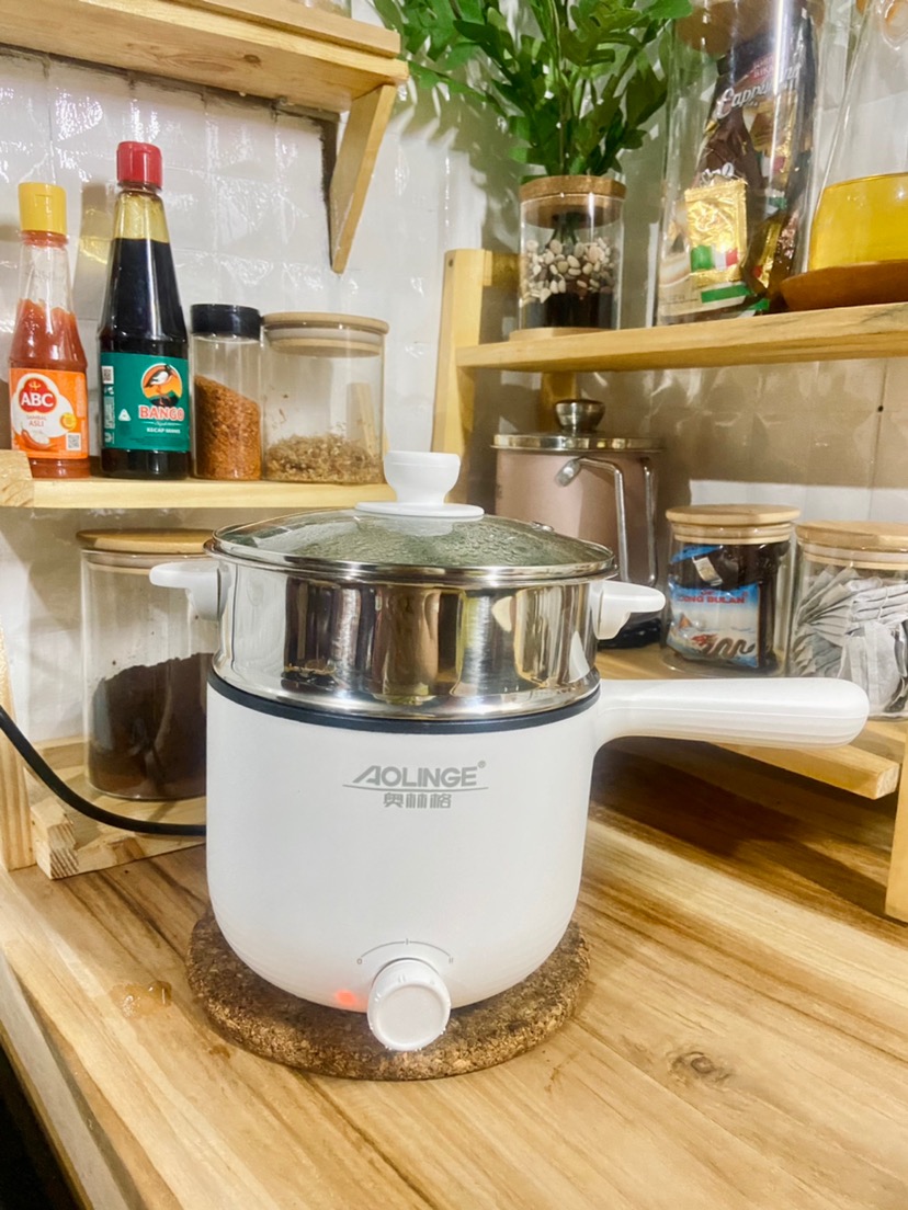 Gyt Home Panci Listrik Serbaguna Multifungsi Elektrik Cooker 1,2 Liter