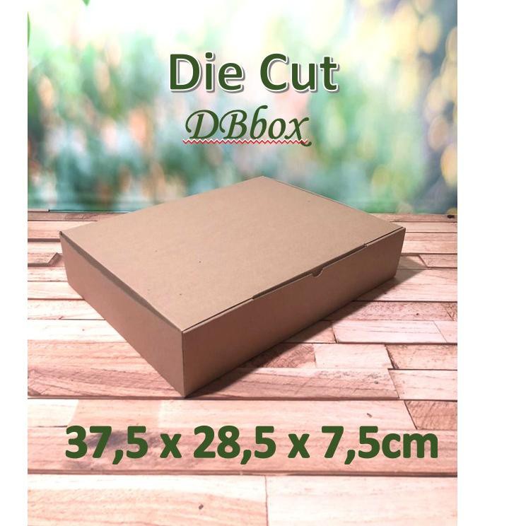 

Terbaru (10 pcs) Kardus 37,5 x 28,5 x 7,5 cm....Die Cut kotak aksesoris-dll model box pizza yau. . .