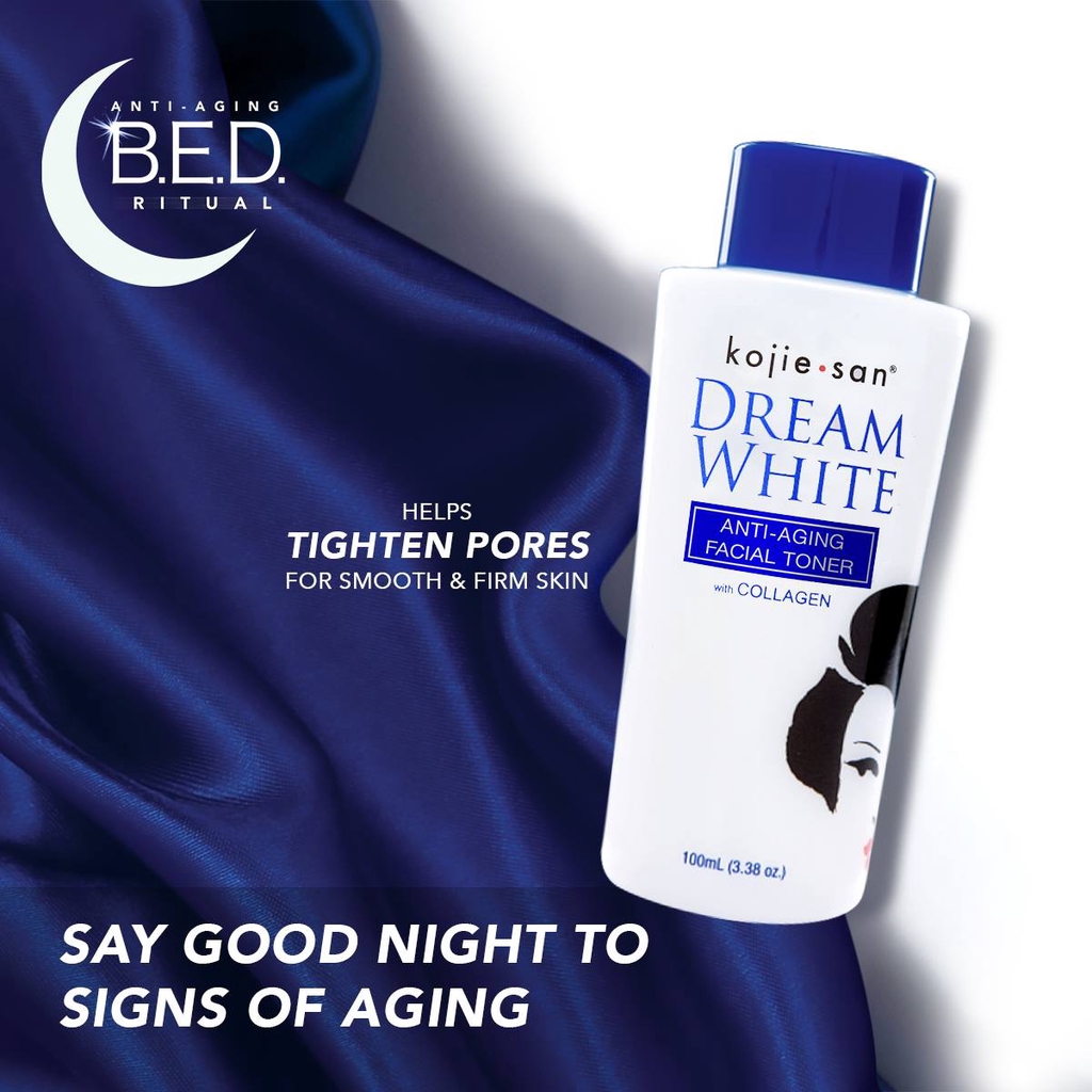 KOJIE SAN DREAM WHITE ANTI AGING FACIAL TONER WITH COLLAGEN