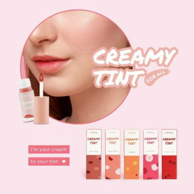 Jual Emina Creamy Tint Lip Tint Krim EMINA ORIGINAL Shopee Indonesia