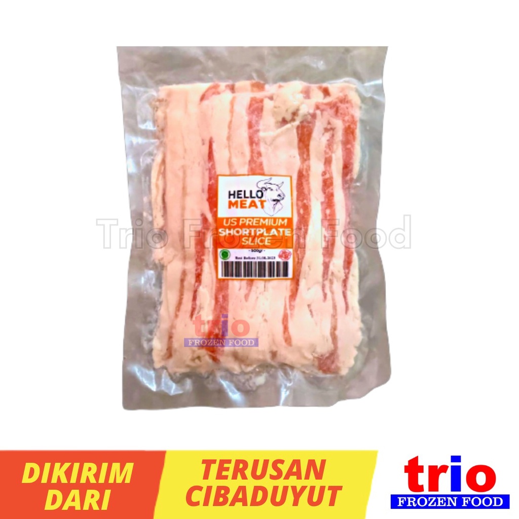 

US SHORTPLATE BEEF SLICE PREMIUM 500GR