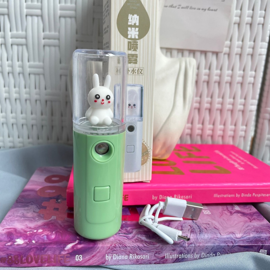 NANO SPRAY KELINCI LUCU FACIAL WAJAH UNIK READY GROSIR BERKUALITAS