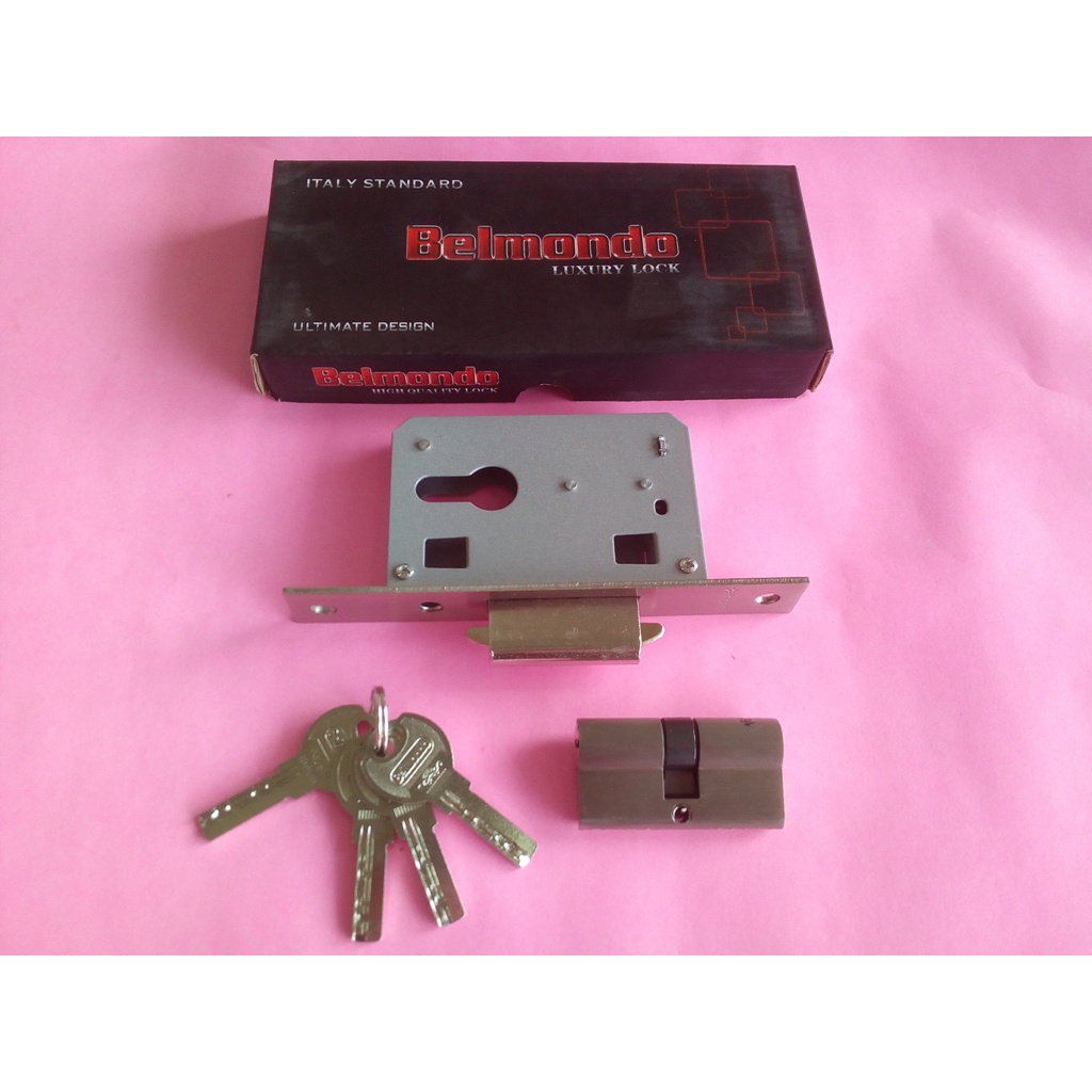Lockcase Body Kunci Pintu Dorong Sliding Geser Cutbray BELMONDO/BODY KUNCI PINTU DORONG/ BODY DORONG