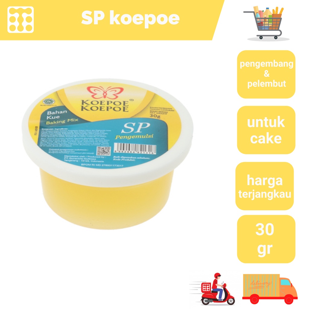 

Sp Koepoe 30 Gr / Pengembang Kue