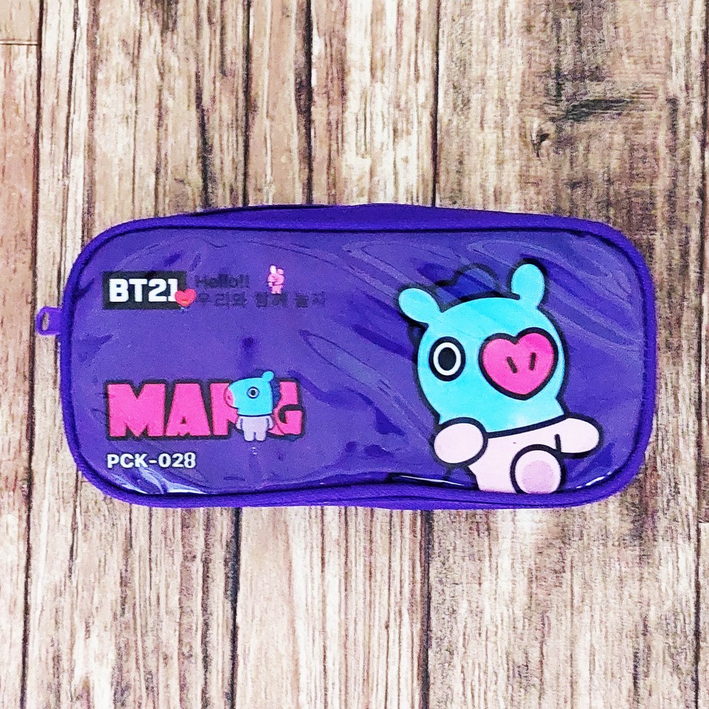 KOTAK PENSIL BT21 KPOP / TEMPAT ALAT TULIS BT21 TERLARIS-K.P - BT21 MANG
