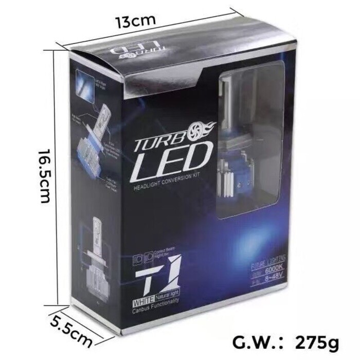 LED Mobil TURBO T1 H1 H3 H7 H11 HB3 HB4 LED Cree Motor