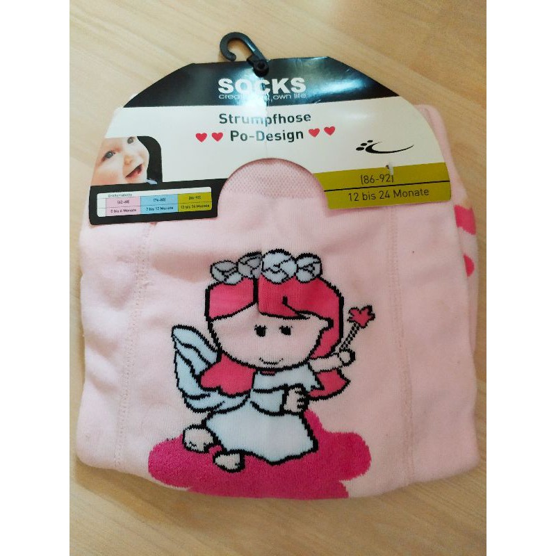 legging bayi pink 12-24 bulan angel