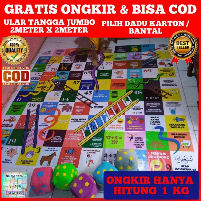 ULAR TANGGA RAKSASA JUMBO 2X2 METER