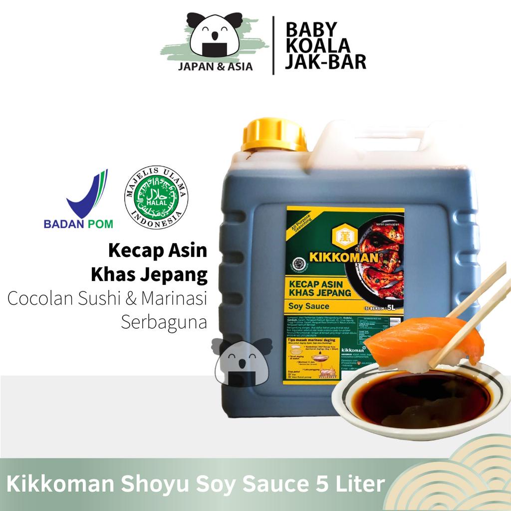 

KIKKOMAN Shoyu Kecap Asin Jepang 5 Liter Halal