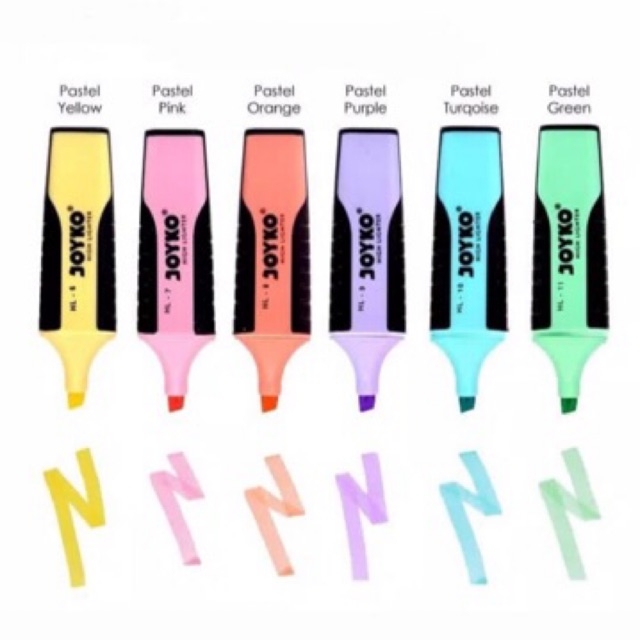 

Joyko Stabilo Highlighter Warna Pastel