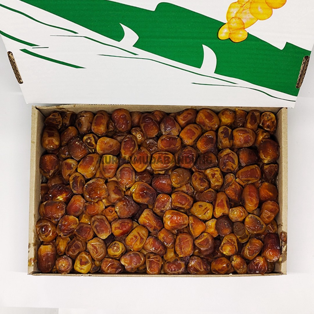 

KURMA RAJA SUKARI AL QASSIM ASLI DUS BASAH GROSIR PREMIUM 3 KG