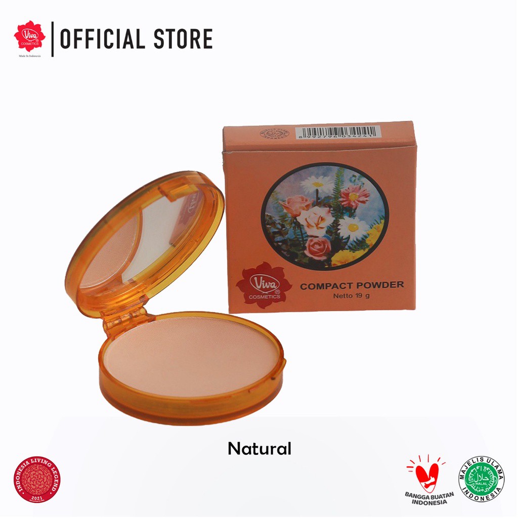 VIVA Compact Powder Standard bedak padat orange 19 gr