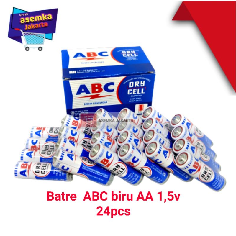 Batu batre Baterai ABC A2 1,5v  isi 24pcs