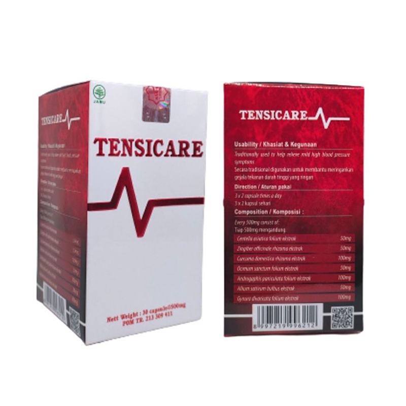 TENSICARE MULTI VITAMIN OBAT HERBAL HIPERTENSI TEKANAN DARAH TINGGI