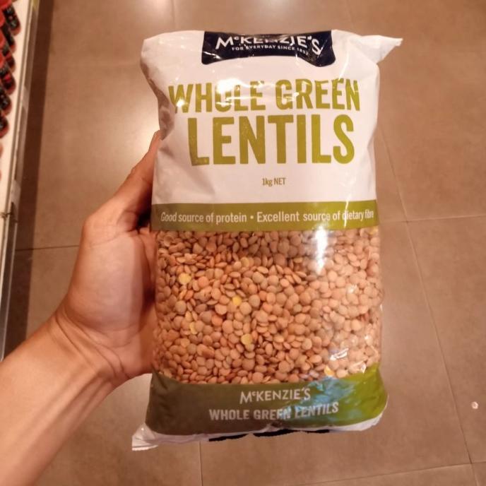 

MCKENZIE WHOLE GREEN LENTILS 1KG