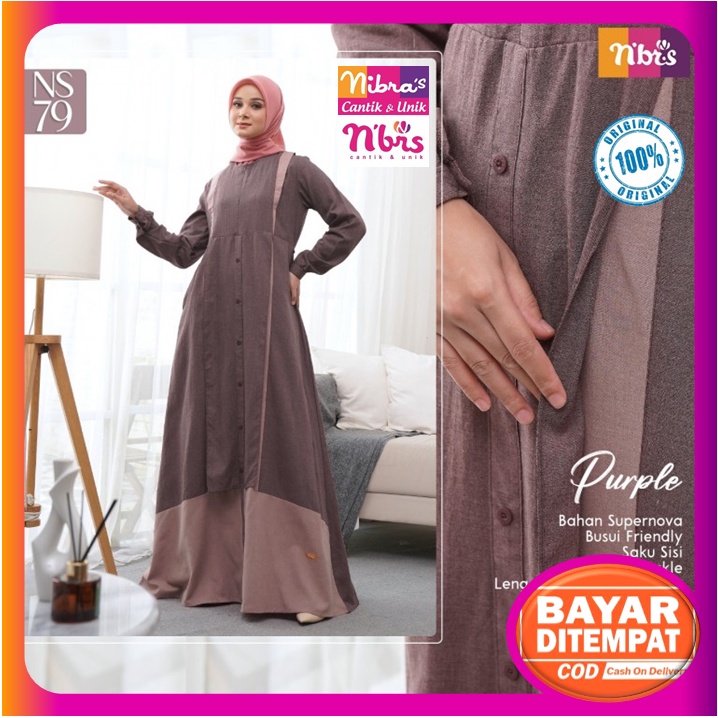 Gamis Merk Nibras Terbaru 2022 Gamis Nibras Promo Baju Dress Dres Wanita Dewasa Muslim Merek Syari B