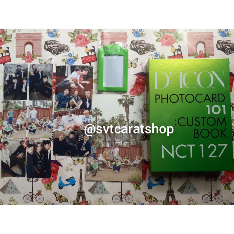 NCT127 DICON PHOTOCARD 101 : CUSTOM BOOK 2022 OFFICIAL BINDER, CARD HOLDER, POSTCARD, GRUP PC UNIT