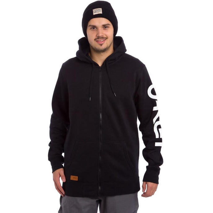 Jaket Hoodie Sweater Zipper Oakley Distro Pria Sablon Laki Wanita Fleece Polos Murah