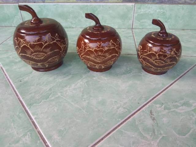 TERMURAH! TERLARIS 1 SET TOPLES CHERRY ISI 3 PCS - TEMPAT PENYIMPANAN MAKANAN - PAJANGAN DAN HIASAN