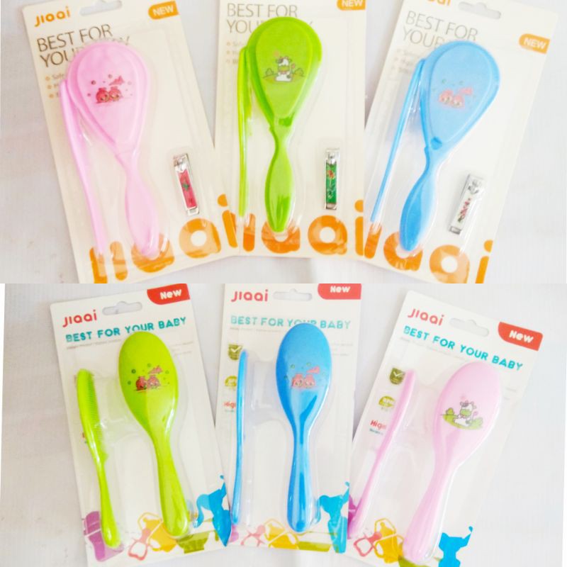 Sisir bayi  1 set isi 2 pcs Comb and brush jungkas