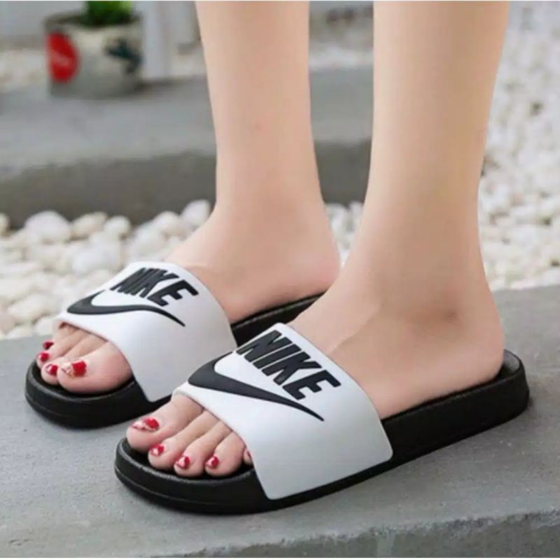 sandal wanita sport sintetis motis centang