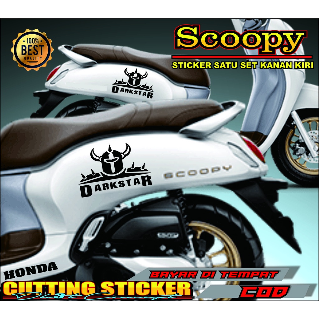 Sticker Scoopy Darkstar Cutting Sticker Scoopy 2021