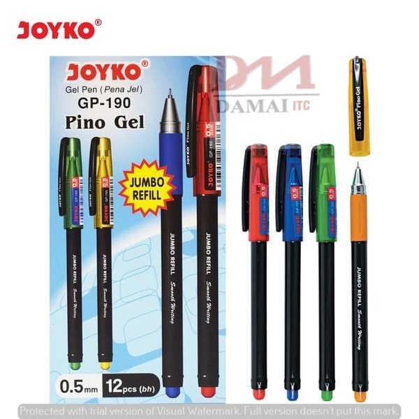

Gel Pen / Pulpen / Pena Joyko GP-190 / Pino Gel / 0.5 mm