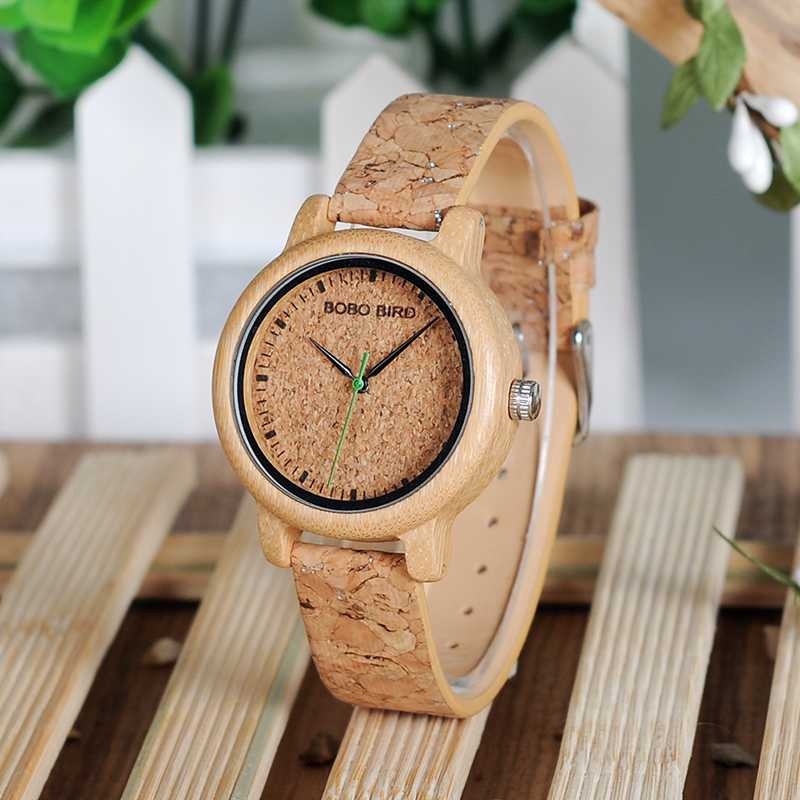 Jam Tangan Kayu  Wanita Wooden Watch  Original BOBO BIRD M12 