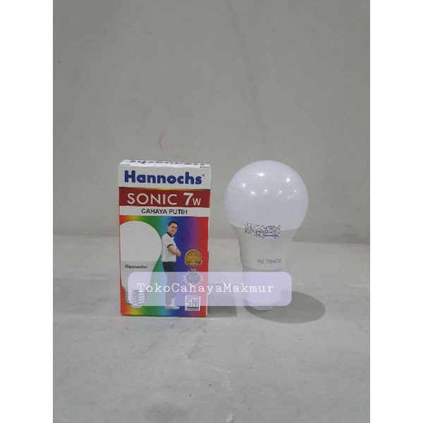 Lampu Bohlam LED Sonic 7w 7watt Hannochs CoolDayLight