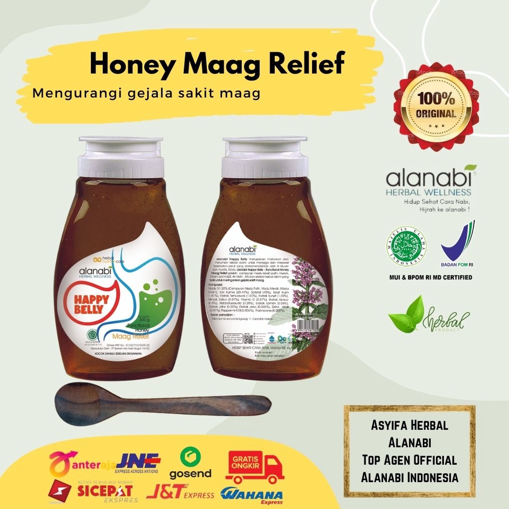 

Madu Maag Relief Functional Honey - Madu Alanabi Madu Lambung G