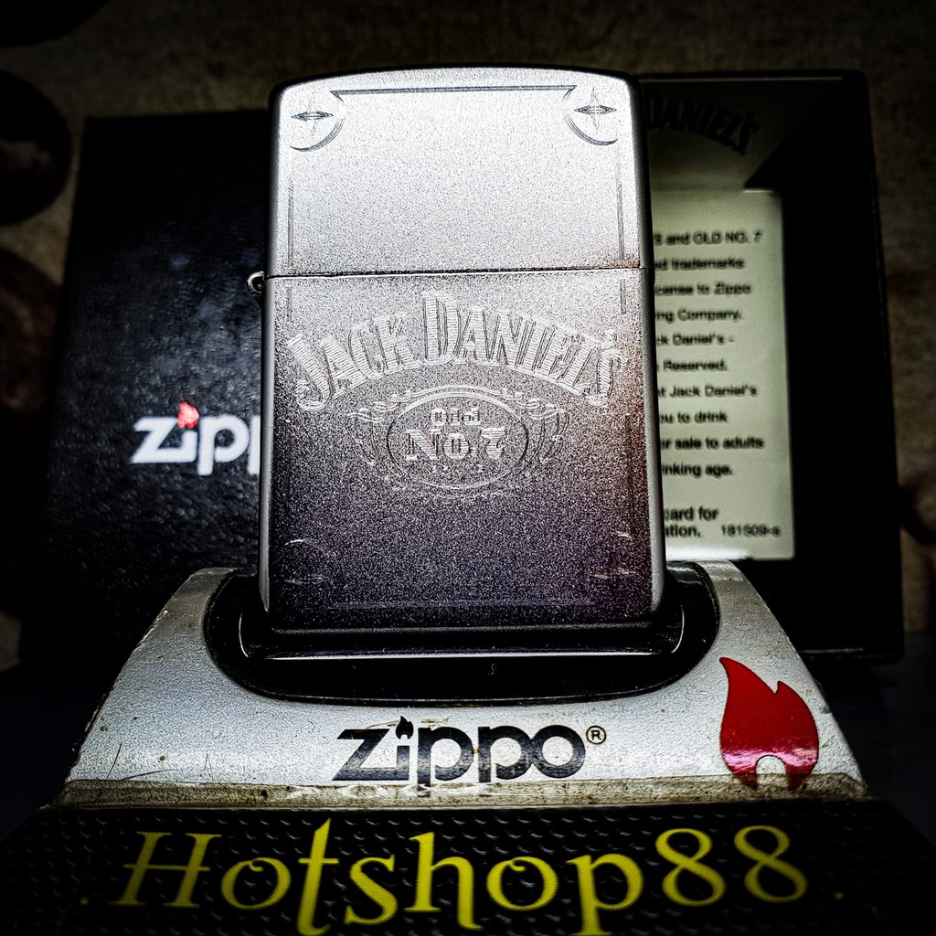 ⭐⭐⭐⭐⭐ Zippo Original Jack Daniels 49653