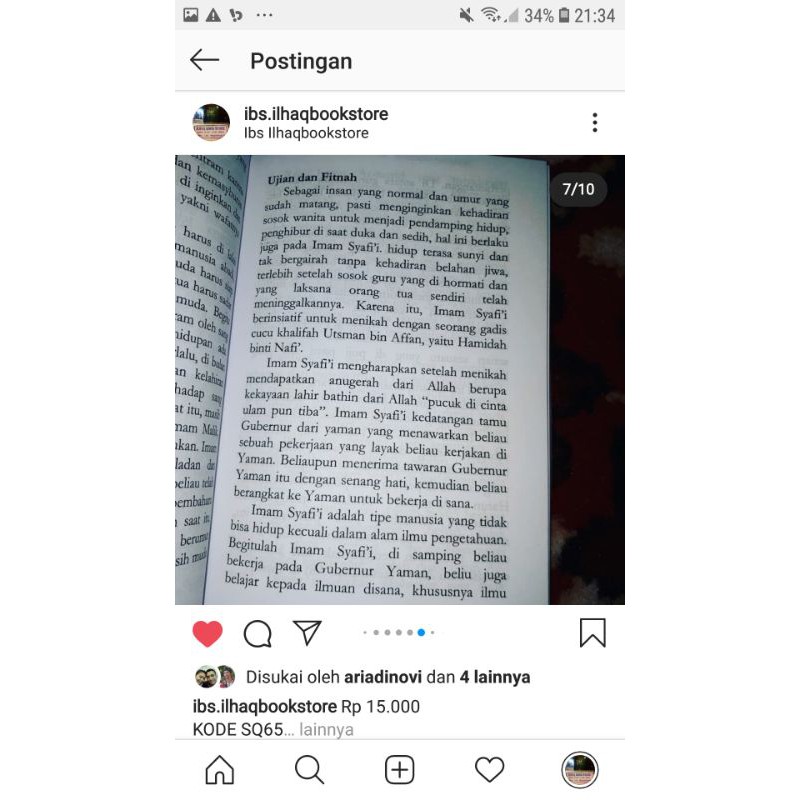 Rahasia sukses imam syafii dalam maqolah dan syiirnya
