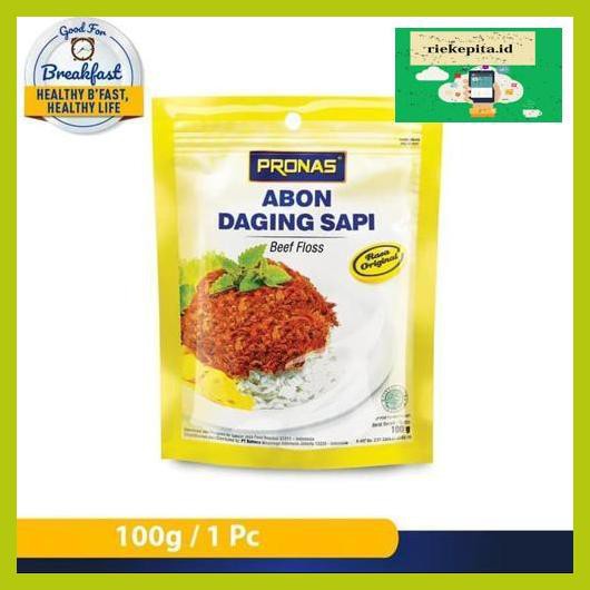 

5Yer67R- Pronas Abon Sapi Original (Kemasan Ziplock) 100 G T7Rty67-
