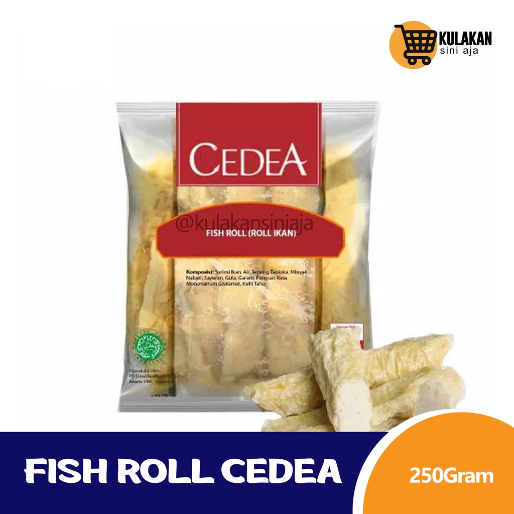 

Cedea Fish Roll 250 Gram Olahan Ikan
