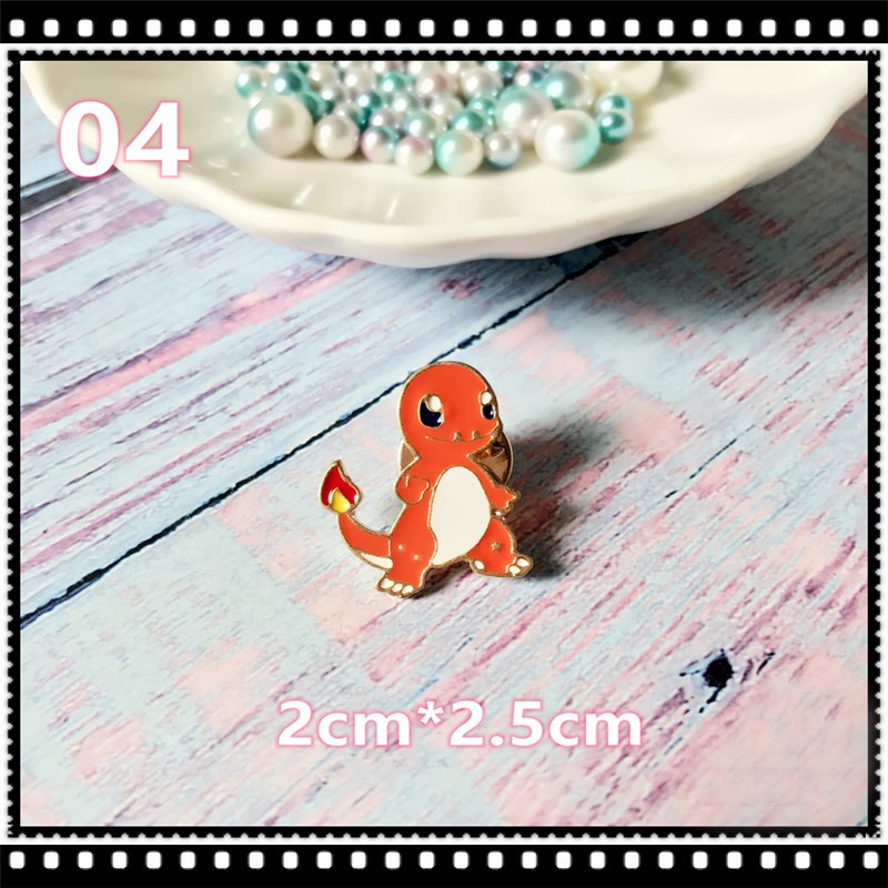 PO005 – Brooch Bros Anime Pokemon Pokeball Pikachu Squirtle Charmander Psyduck Snorlax Jigglypuff