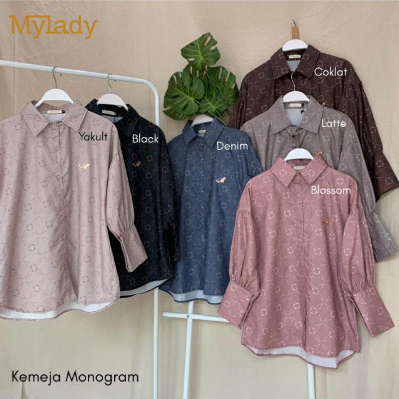 kemeja mylady monogram