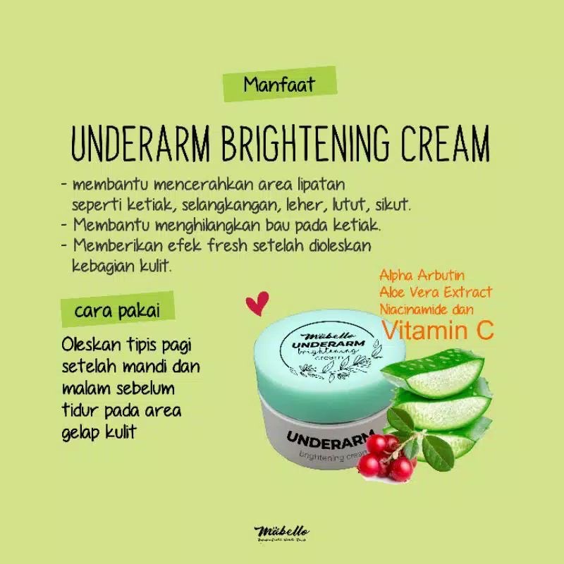 [DIST.RESMI] READY MABELLO UNDERARM CREAM / PENCERAH KETIAK